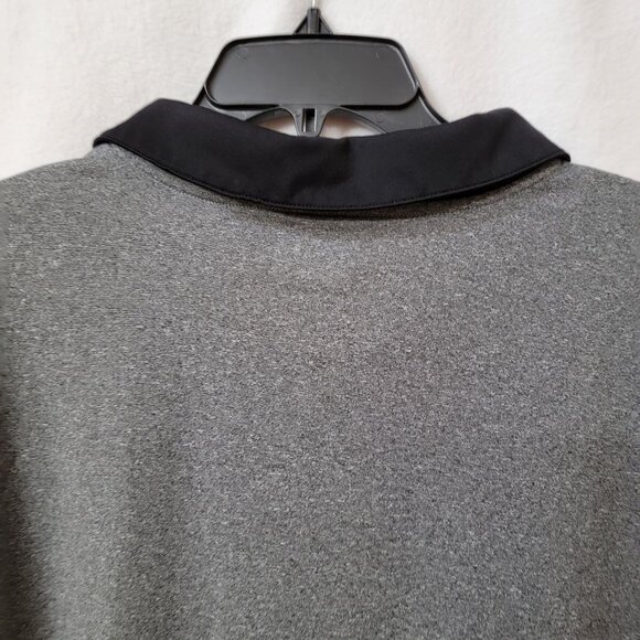 Greg Norman‎ For Tasso Elba Mens Polo Shirt XXL Gray & Black Polyester - Picture 10 of 10